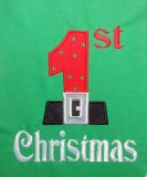 Santa Belt Number Applique Set