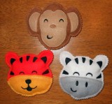 Jungle Animal Bean Bag Set  2