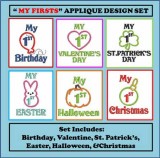 "My First" Applique Set