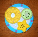 Pinapple kiwi starfruit slice set