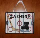 Hockey Door Sign